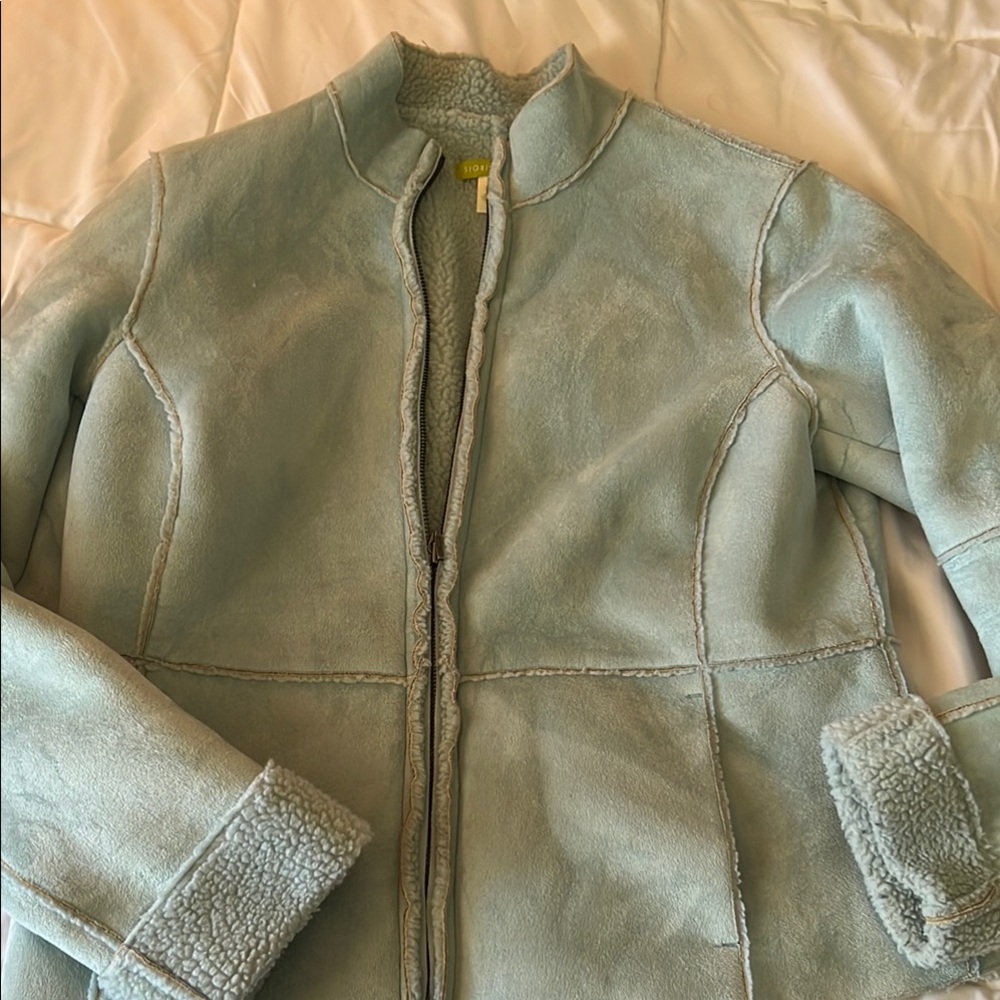 Sigrid Olsen faux suede jacket